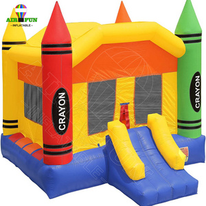 Airfun Children Soft small indoor Inflatable Trampoline Jump caryon Castle Bouncer Ocean Ball Inflatable Playground for kid