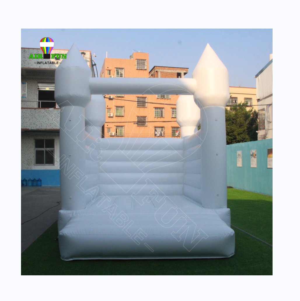 Airfun Commercial Party Small White Modern Bounce House 13x13 Jumping Castle Jumper White Bouncy Castle For Wedding