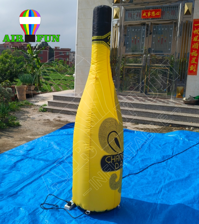 AIRFUN 1.8 meters high outdoor advertising giant custom inflatable beer bottle from China inflatable manufacturer