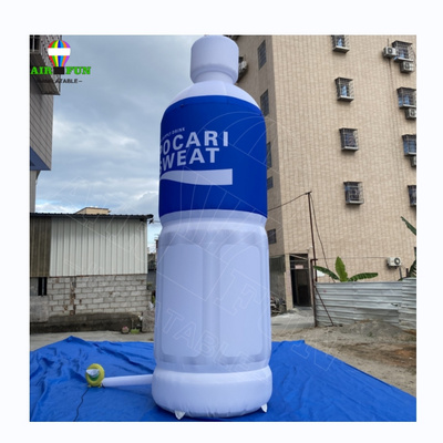 AIRFUN Outdoor advertising giant led Inflatable juice bottle Custom logo inflatable beer bottle mug customized Big inflatable be