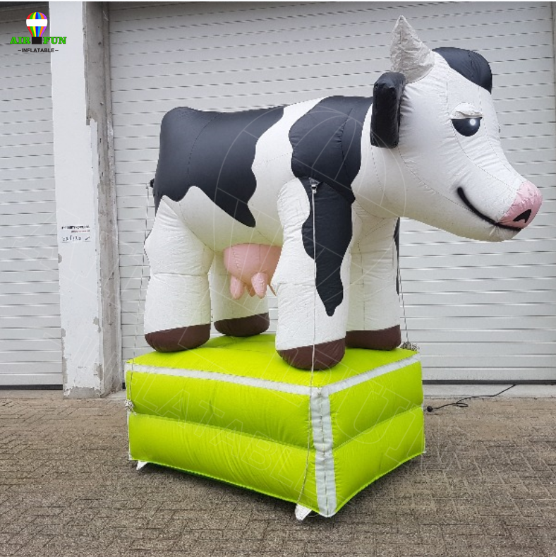 Airfun  3m giant cow decorative inflatable cow promotional custom advertising inflatable cow