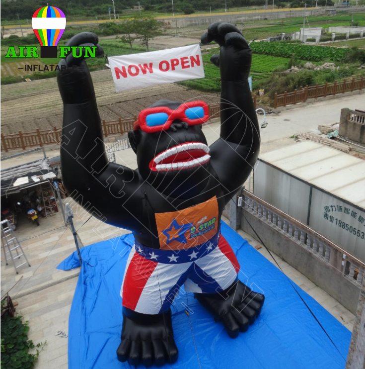 Giant Inflatable Custom King Kong For Advertising Inflatable Gorilla Toy Animal Inflatable Balloon