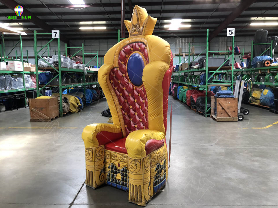 AIRFUN  king throne inflatable chair for kids birthday party