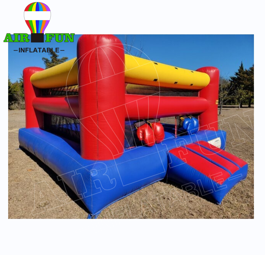 Airfun Commercial inflatable wrestling game sport arena bounce house boxing ring