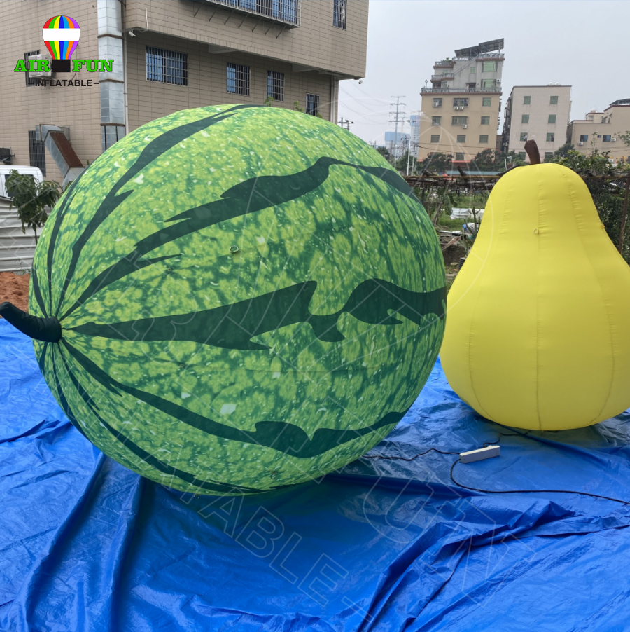 Airfun Giant inflatable mango/watermelon fruit balloon with custom logo