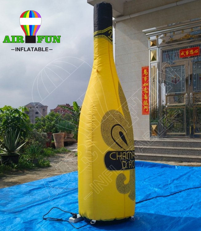 AIRFUN 1.8 meters high outdoor advertising giant custom inflatable beer bottle from China inflatable manufacturer