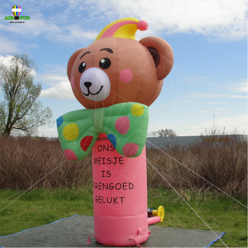 Airfun Giant Outdoor Advertising Inflatable Animal Teddy Bear Model for Outdoor Party Event Promotion