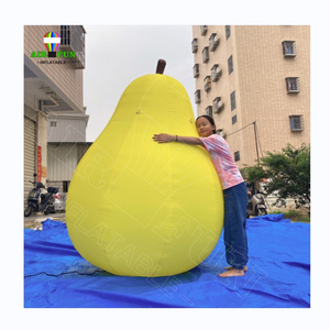 Airfun Customized large inflatable fruit pear watermelon peach mango pineapple strawberry cold air  balloon