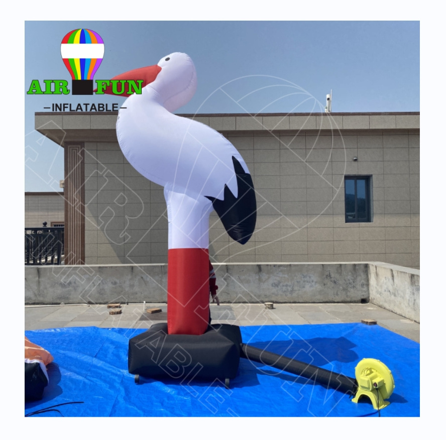 AIRFUN WHITE inflatable parrot/inflatable bird model/ giant inflatable animal for advertising