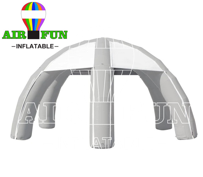 AIRFUN Inflatable Igloo, Inflatable Marquee, Inflatable Dome Tents with LED