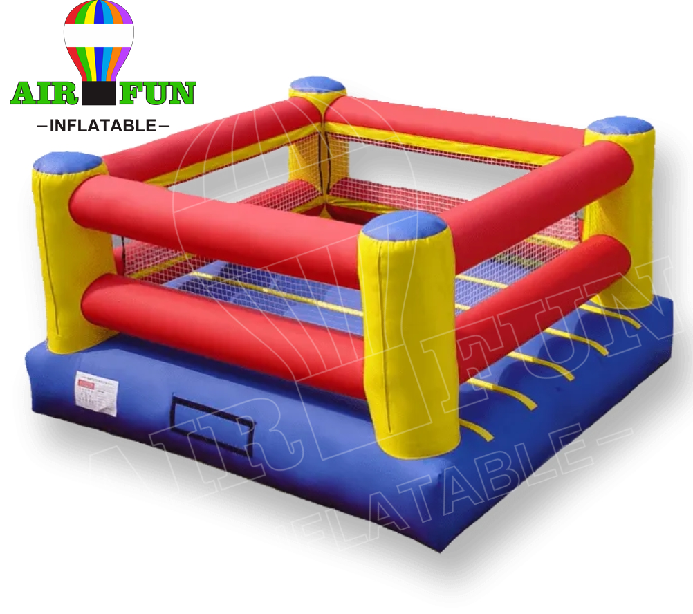 Airfun PVC Small Inflatable War Zone Wrestling Inflatable Boxing Ring/Inflatable Boxing Ring Sports Games Boxing Ring