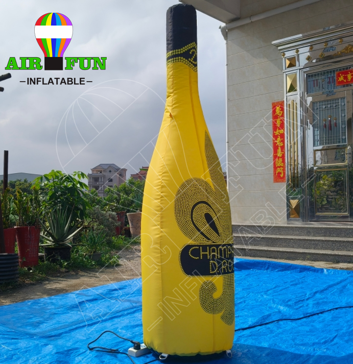 AIRFUN 1.8 meters high outdoor advertising giant custom inflatable beer bottle from China inflatable manufacturer