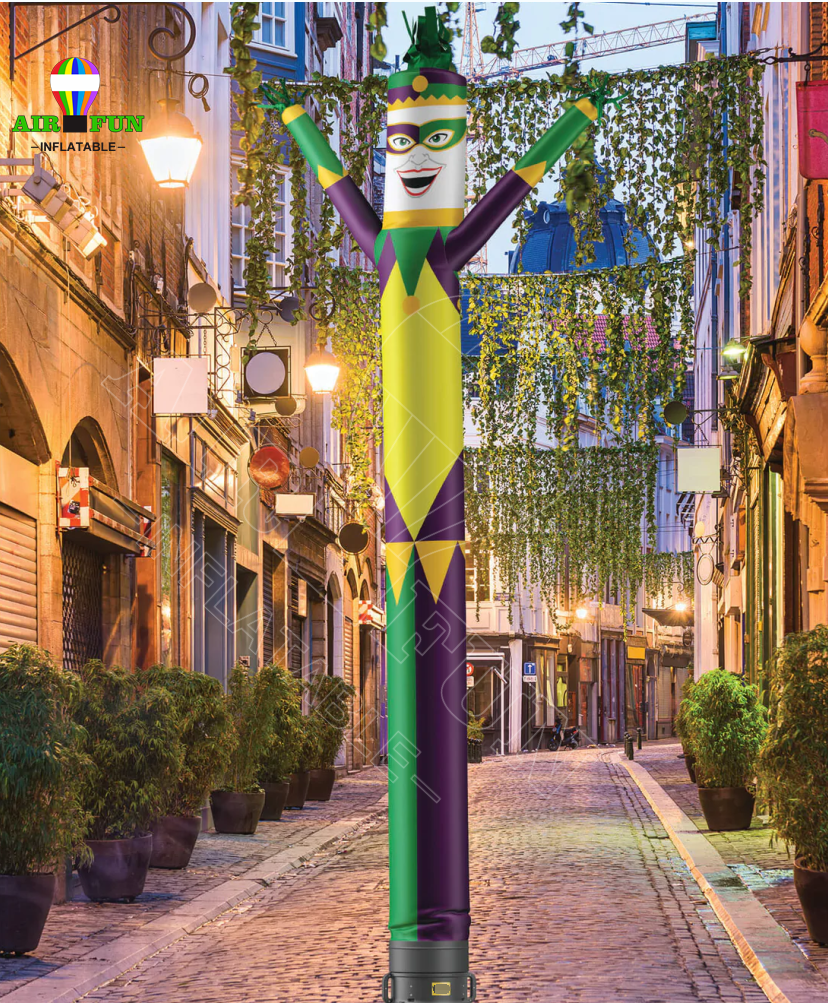 Outdoor Inflatable Sky Air Dancers / Inflatable Tube Man For Advertising