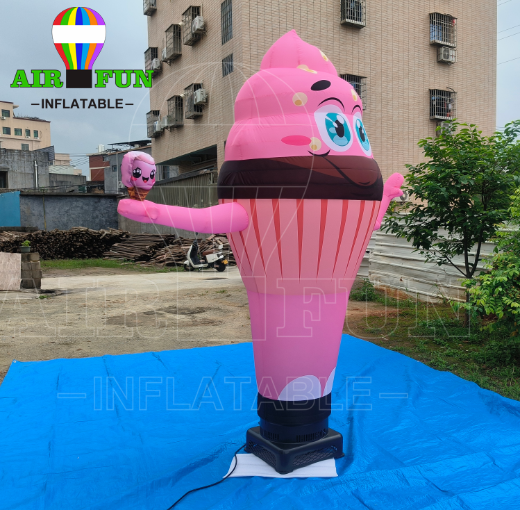 AIRFUN customizable factory outlet chicken air dancer ice cream cone air dancer inflatable air dancer with blower