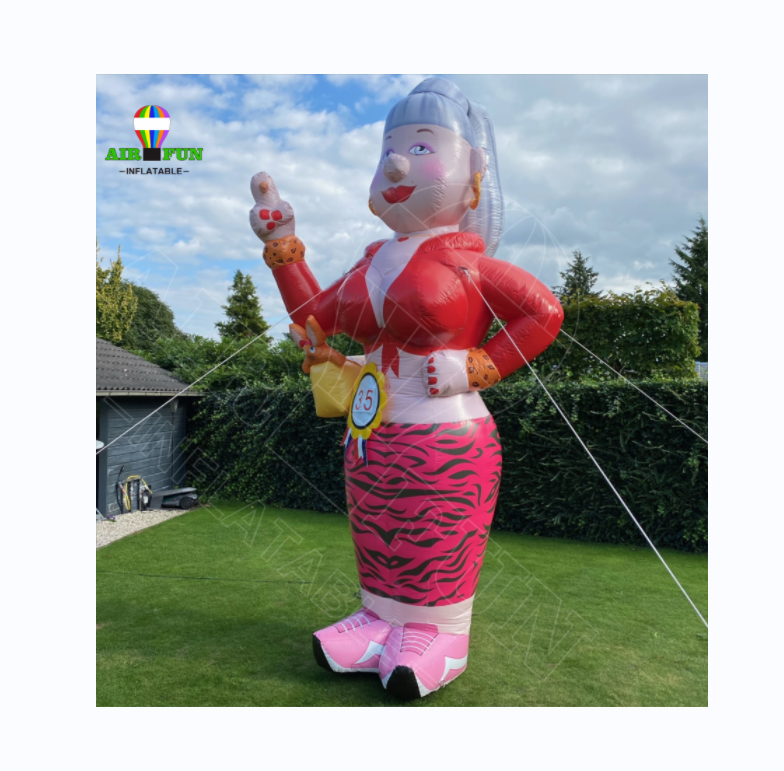 Fashion Woman Cartoon Holland Inflatable Sarah Doll with SALE Bag