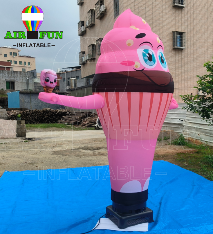 AIRFUN customizable factory outlet chicken air dancer ice cream cone air dancer inflatable air dancer with blower