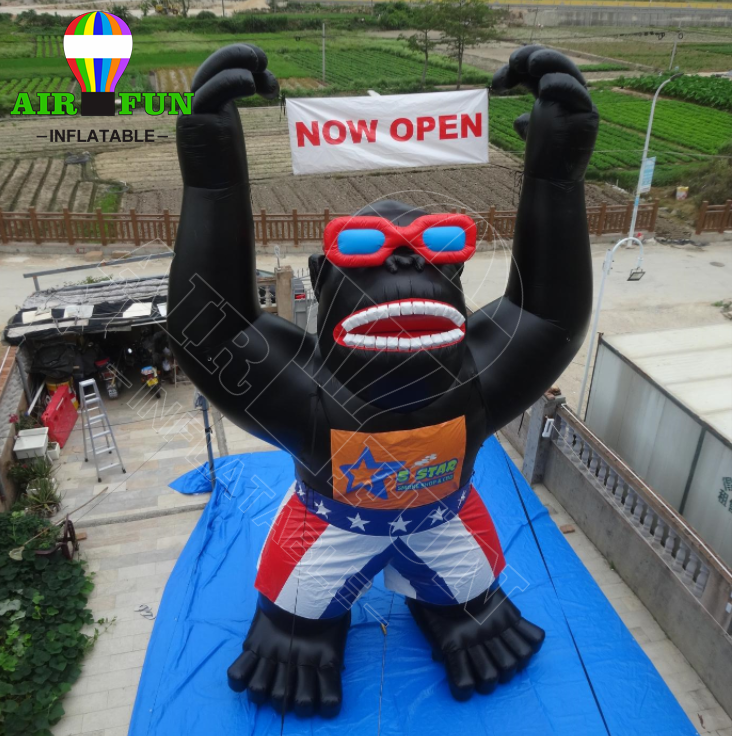 Giant Inflatable Custom King Kong For Advertising Inflatable Gorilla Toy Animal Inflatable Balloon