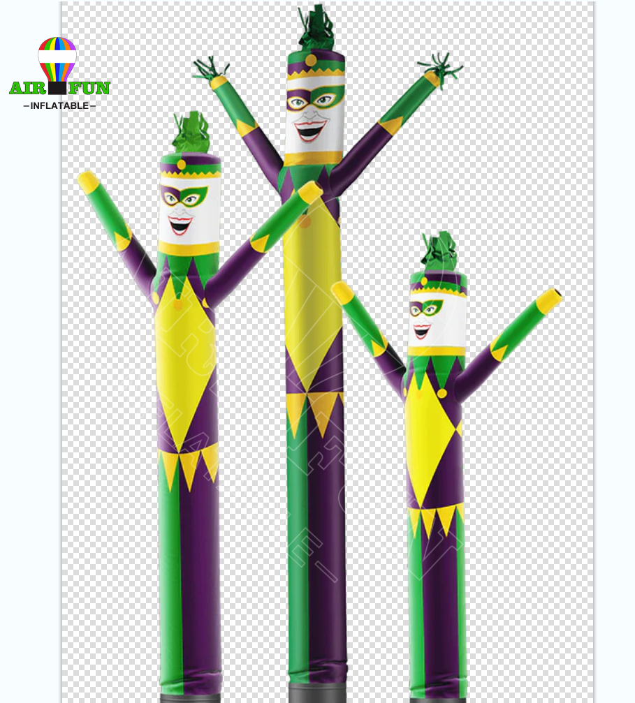 Outdoor Inflatable Sky Air Dancers / Inflatable Tube Man For Advertising