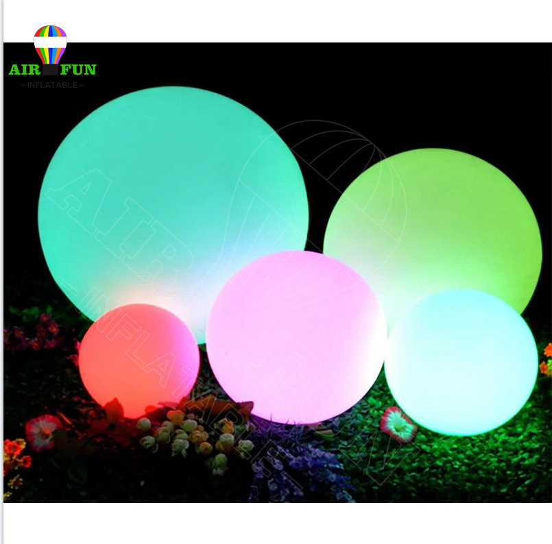 AIRFUN LED lighting PVC inflatable planet balloons for party decoration