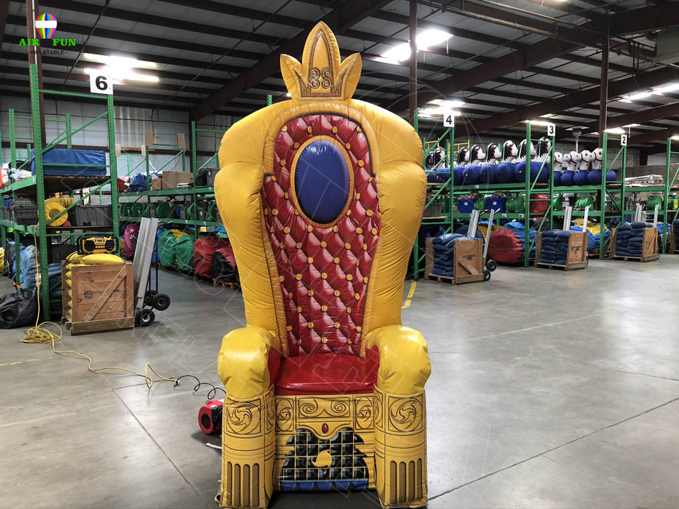 AIRFUN  king throne inflatable chair for kids birthday party