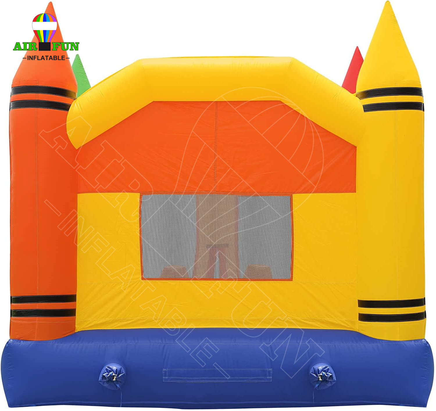 Airfun Children Soft small indoor Inflatable Trampoline Jump caryon Castle Bouncer Ocean Ball Inflatable Playground for kid