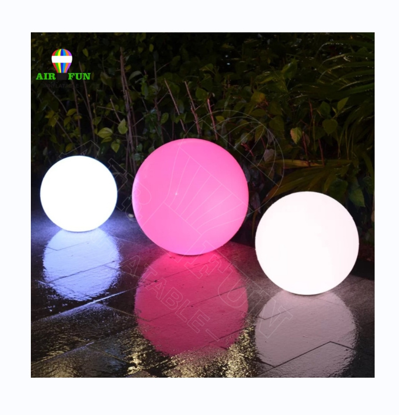 AIRFUN LED lighting PVC inflatable planet balloons for party decoration