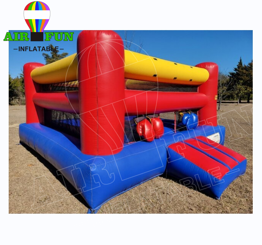 Airfun Commercial inflatable wrestling game sport arena bounce house boxing ring