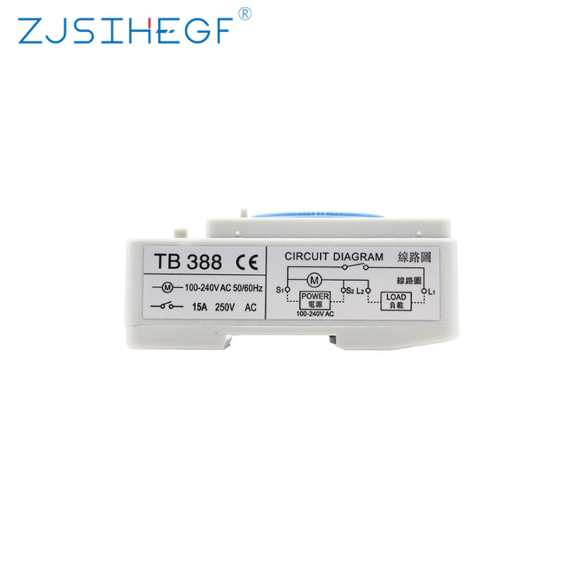 Time-Controller TB35N 100-240V 15A Din Rail Water Heater Programmable Timer Switch Analog Time Control Switch