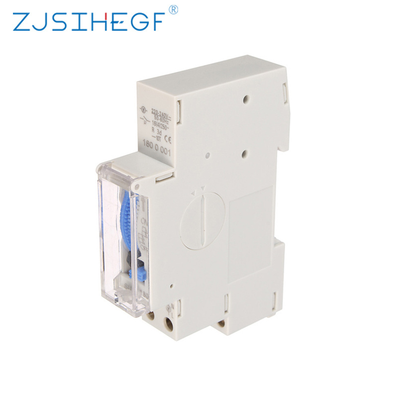 SUL180a Time Switch Mechanical Timer Switch 24 Hours Programmable Timer 16A Time 220V 16A 24H 8 Settings Manual/Auto Controller