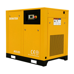 15KW screw air compressor Industrial 30HP Factory Direct Selling with air storage tank dryer filter Complete set