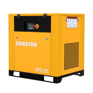 Electric silent oil-injected screw type 7.5kw 15kw 22kw 37kw 75kw air compressor 8bar 10bar 13bar with CE for Industrial