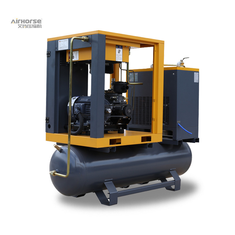 Big discount 4kw all in one screw compressor machine air compressor 500 liters 5.5 hp 5 hp air compressor