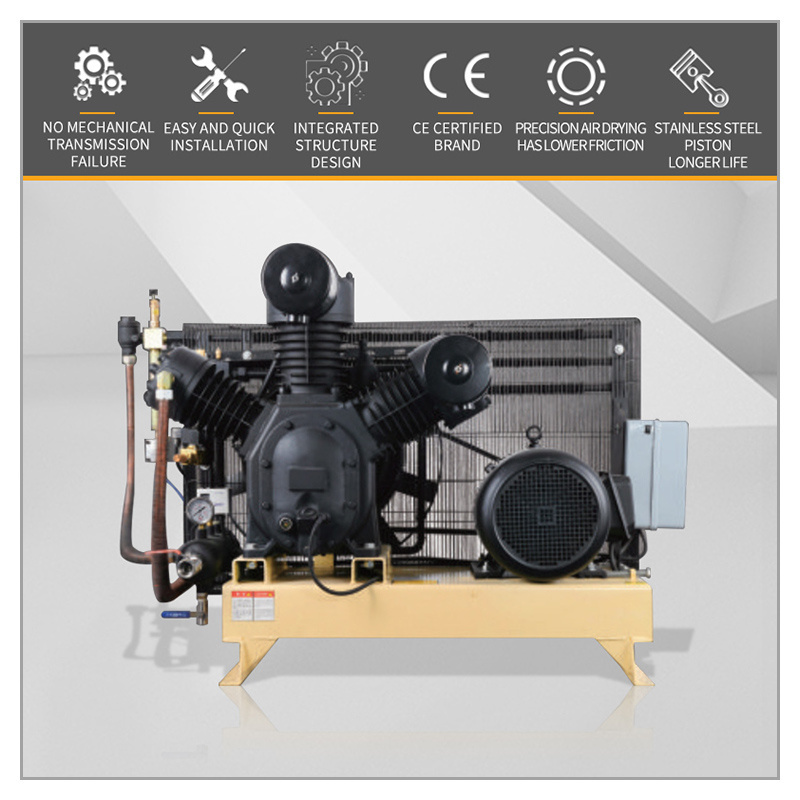 Factory Direct Sales High Pressure Piston Air Compressor 30bar 40bar Electric Air-compressors Piston Type Booster Air Compressor