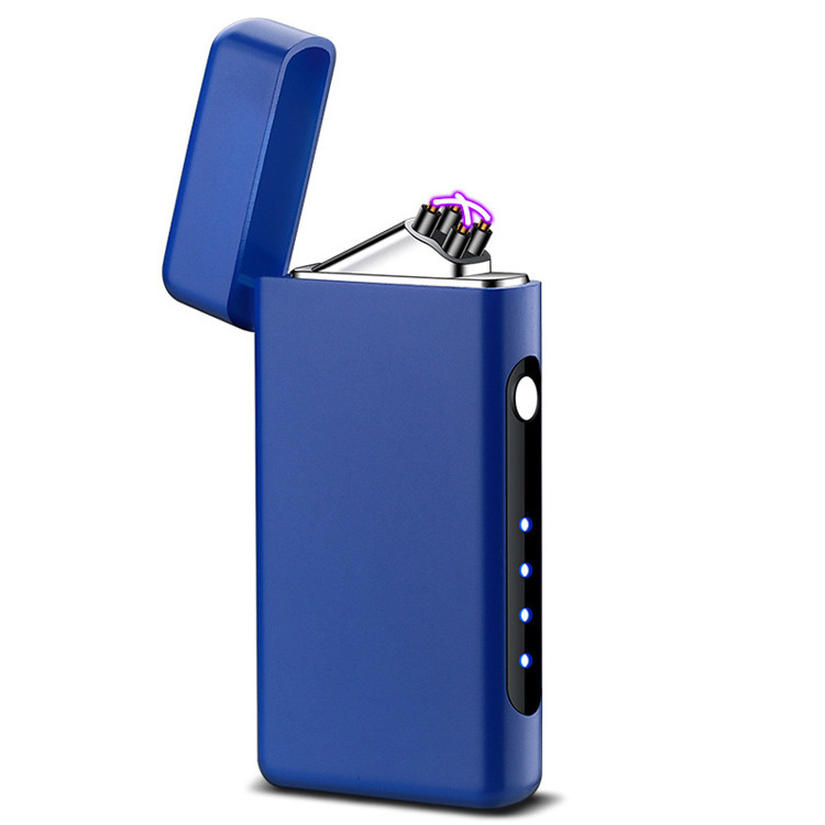 New Plasma Lighter USB Rechargeable Windproof Electronic Plasma Pulse Beam Dual Arc Lighter