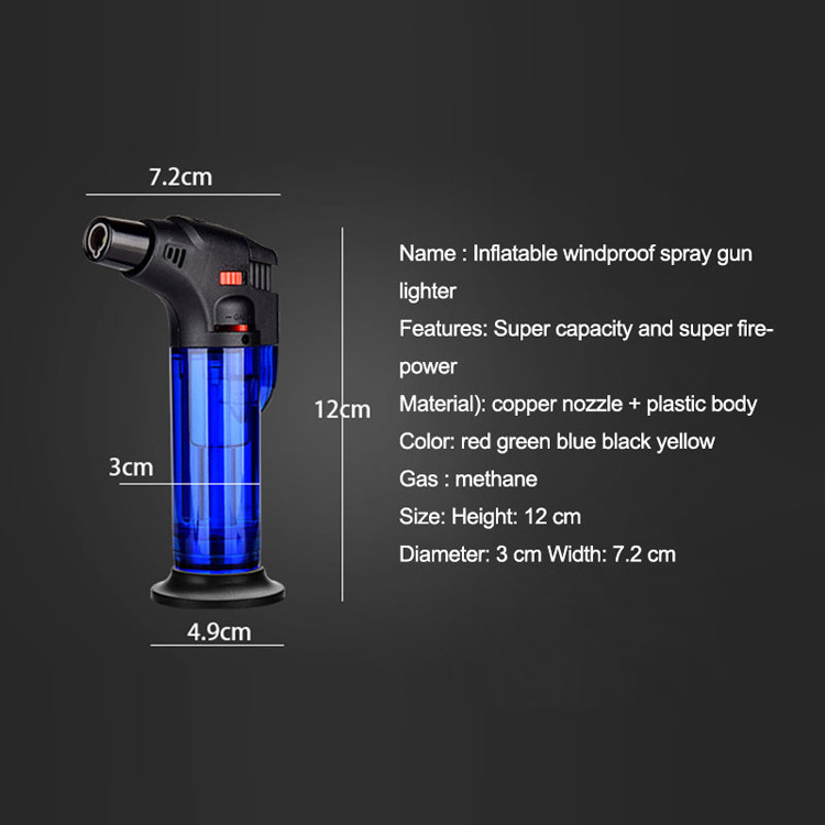 AIRO New Refillable small handheld refillable Jet Flame blow torch lighter Cigar Torch Lighter