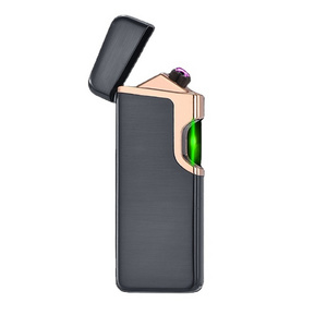 AIRO Wholesale Photoelectric Fingerprint Sensing Smart Cigarette Lighter Creative Double Arc USB Charging Lighter