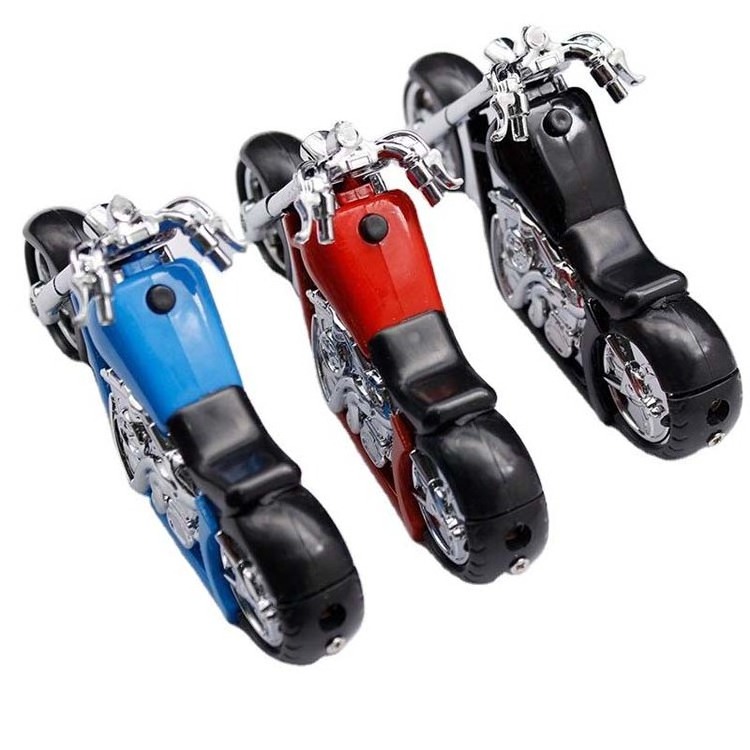 Creative Motorcycle Shape Lighter,Jet Torch Windproof Blue Flame Refillable Butane Gas Cigarette Lighter