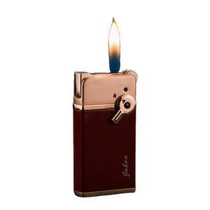 Windproof  Double Flame Soft/ Jet Flame Switchable Lighter For Men