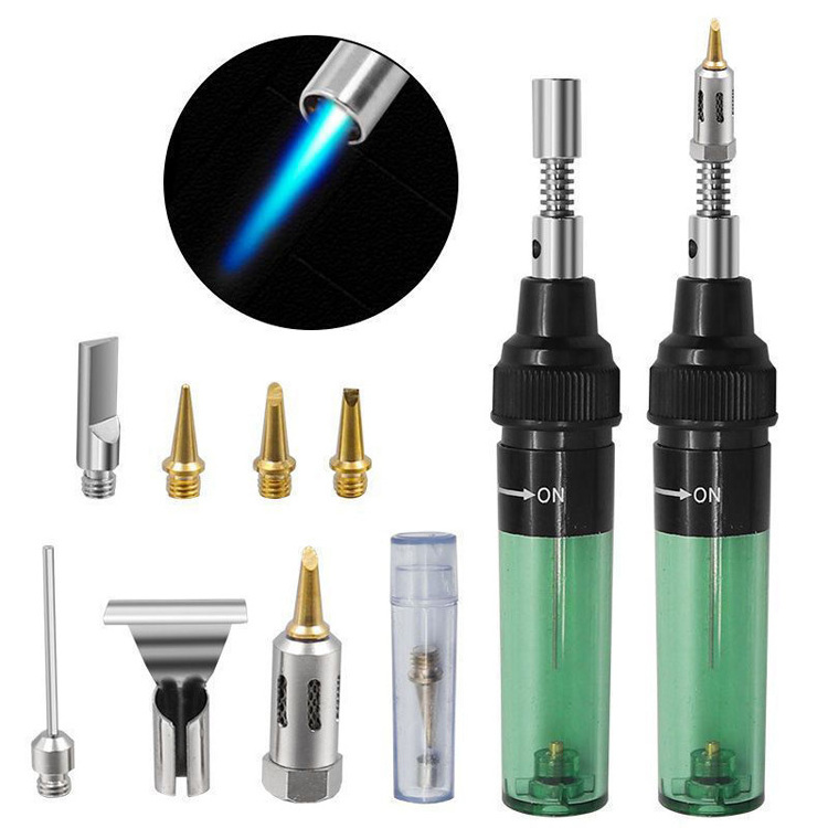 Wholesale Small Pen Type Gas Soldering Iron Flamethrower Household Welding Repair Tools Gas Soldering Iron Head Accessories