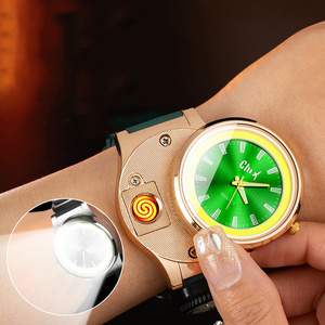 AIRO 2023 New Multifunction Watch Charging Lighter Outdoor Portable Compass Lighter USB Cigarette Electronic Lighter