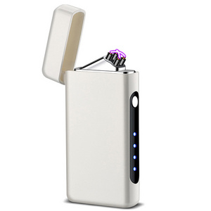 New Plasma Lighter USB Rechargeable Windproof Electronic Plasma Pulse Beam Dual Arc Lighter