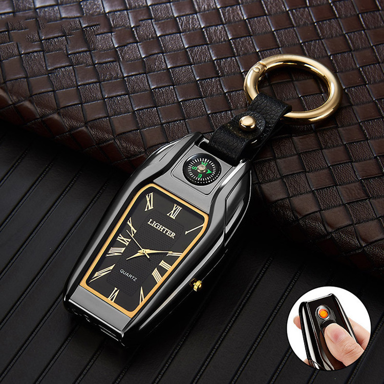 AIRO New key chain lighter multi-function cigarette lighter with compass charging device