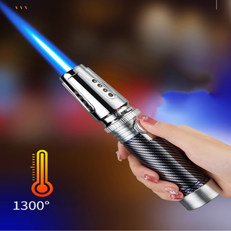 Creative BBQ Cigar Big Jet Flame Fire Torch Outdoor Camping Lighter Mans Tools for Candle Grill BBQ Fireworks Lighter