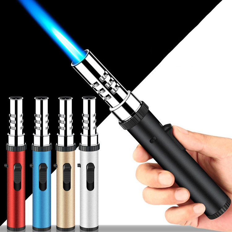 AIRO New Torch Lighter 1200 Degree Single Jet Flame Welding Soldering Pen Gun Refillable Gas Lighter