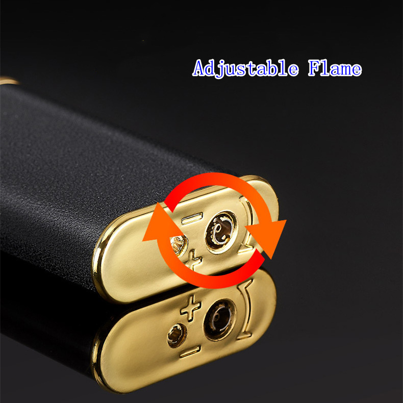 AIRO New Frosted Crocodile Model Butane Lighter Double Flame Cigarette Lighter Custom Logo