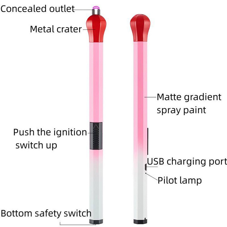 Creative Aromatherapy igniter Electric arc lighter usb charging lighter