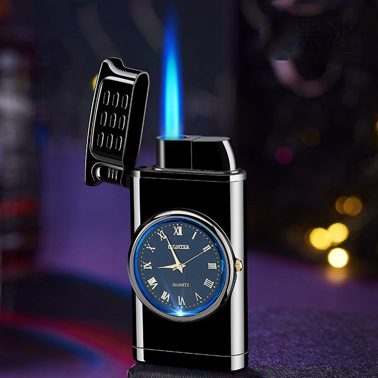 AIRO New blue Flame Torch Lighter men adjustable watch lighter