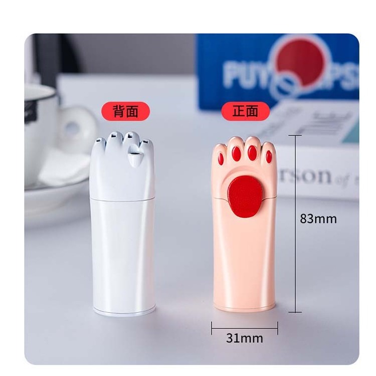 Cute Cat Claw Lighter Butane Gas Open Flame Cigarette Lighter Best Gift