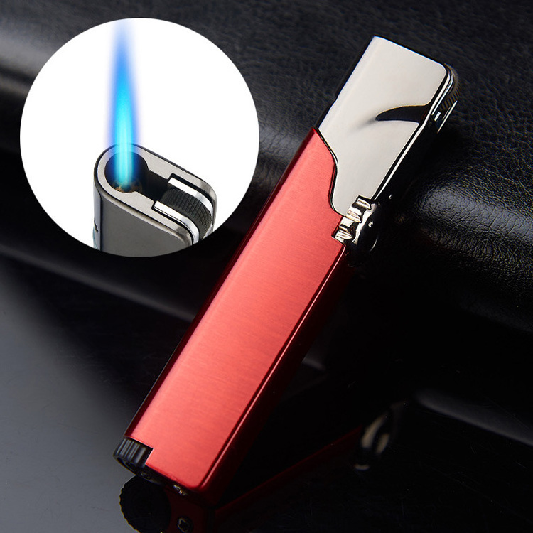 luxury cigarette mini torch lighter girly lighters single jet flame butane lighter auto