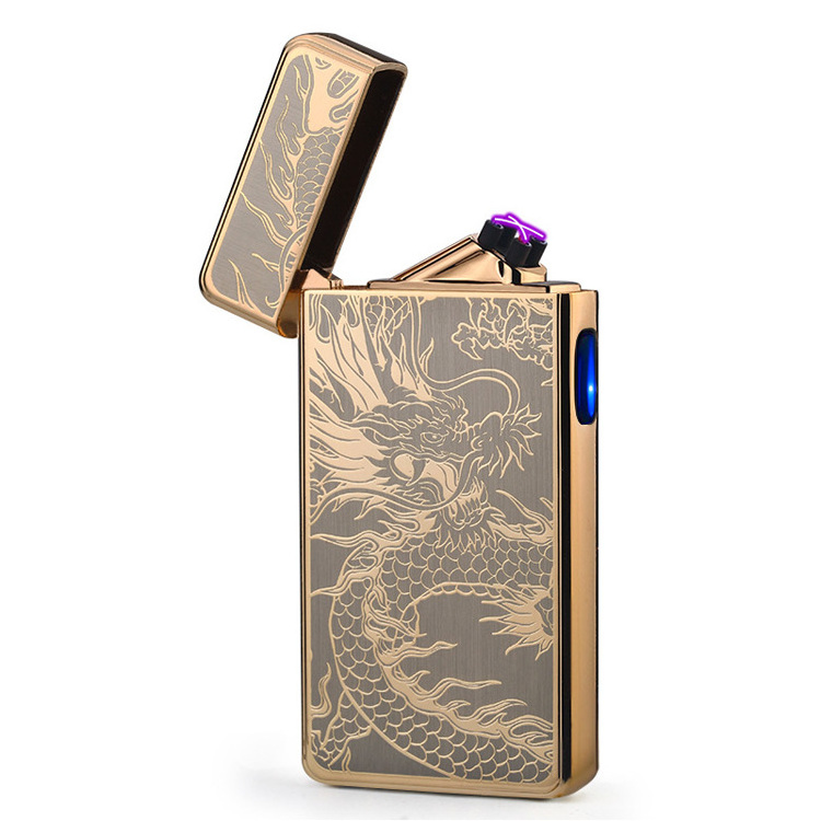 New Electric Lighter Rechargeable Plasma Arc USB Cigarette Lighters for Smoking Utility Electronic Windproof Flameless